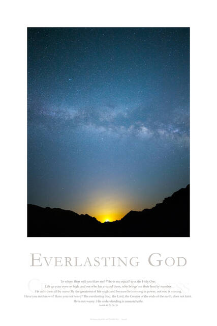 Everlasting God print