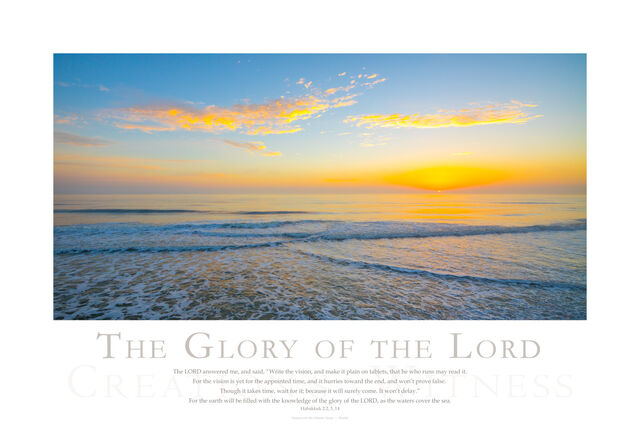 The Glory of the Lord print