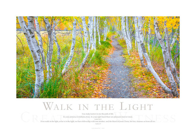 Walk in the Light print